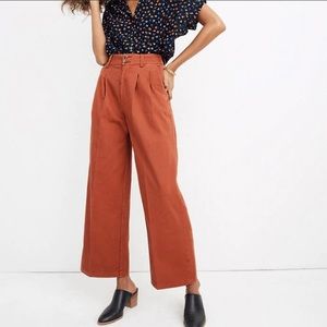Madewell Pleated Wide-Leg Pants